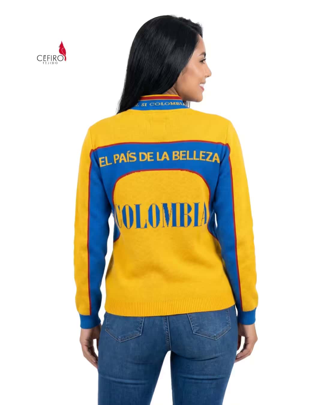 Sueter seleccion Colombia Mujer espalda