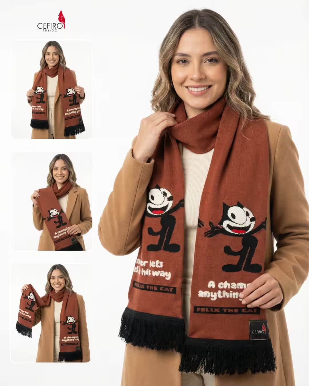 Bufanda Felix tejido premium Cefiro Tejido