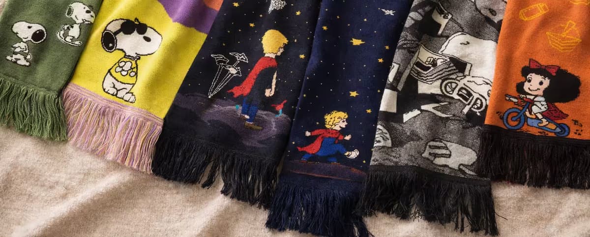 Coleccion de bufandas tejidas modernas Cefiro Tejido