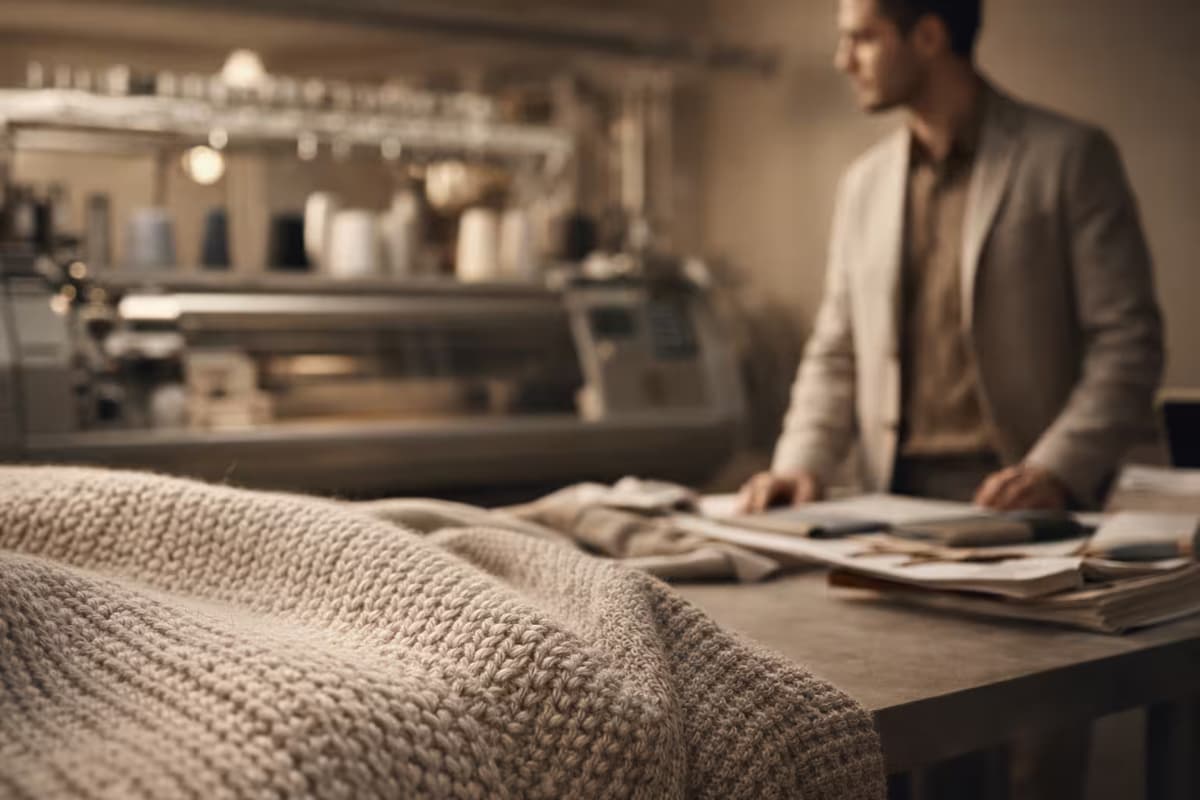 Equipo de producción textil de Céfiro Tejido en proceso de diseño y confección en Colombia