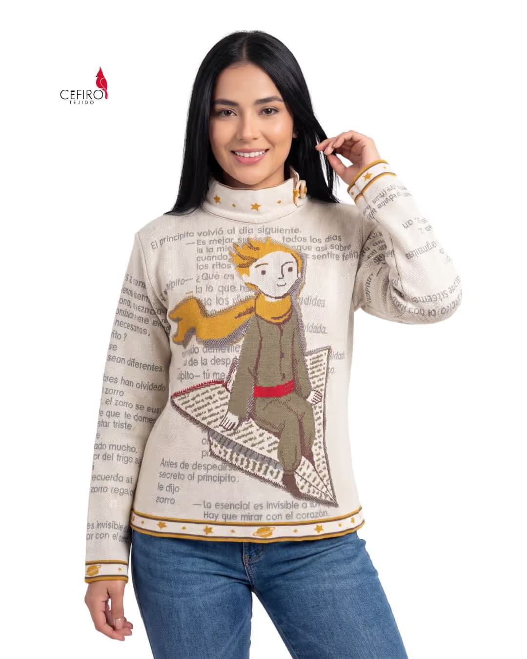 Principito de papel Mujer Frente