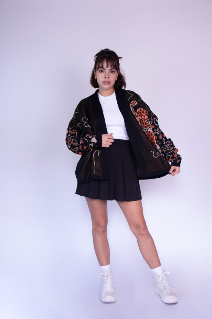 CARDIGAN OVERSIZE JAGUAR