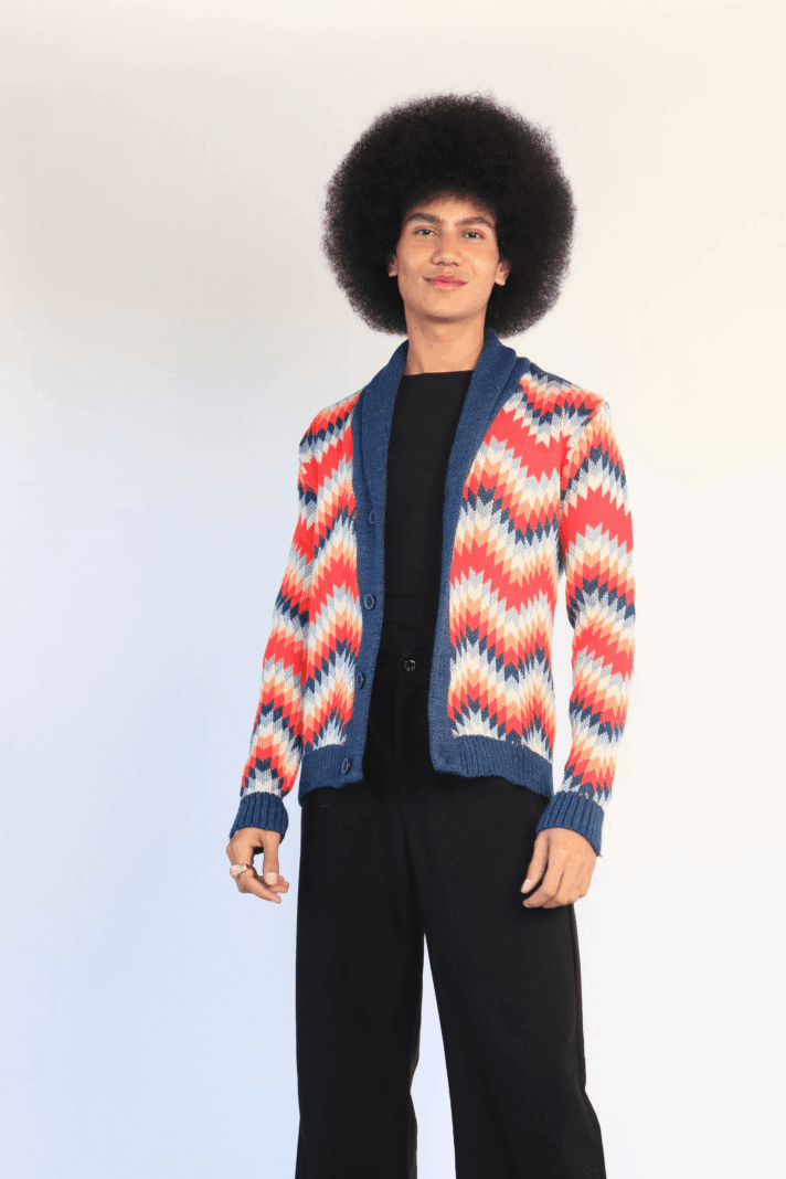CARDIGAN ROMBOS COLORES