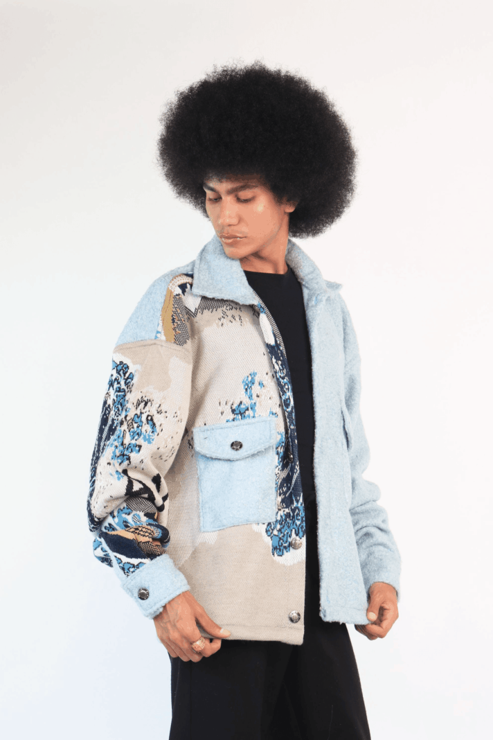 CHAQUETA PAÑO/TEJIDO
