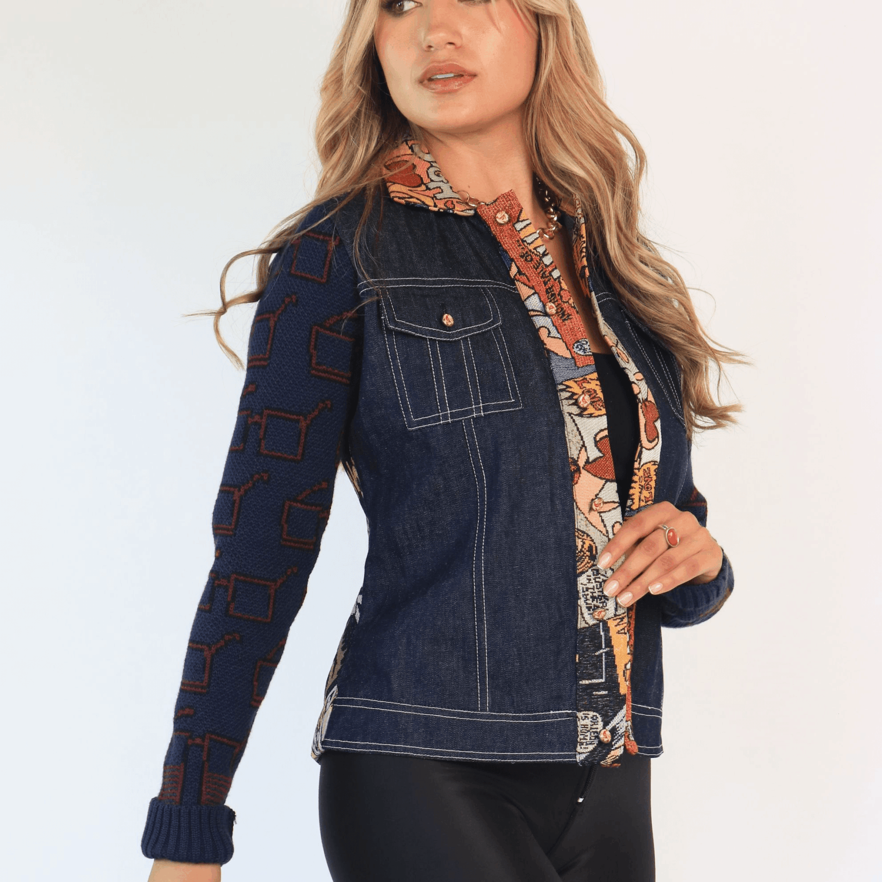 CHAQUETA JEAN/JACQUARD - Image 2