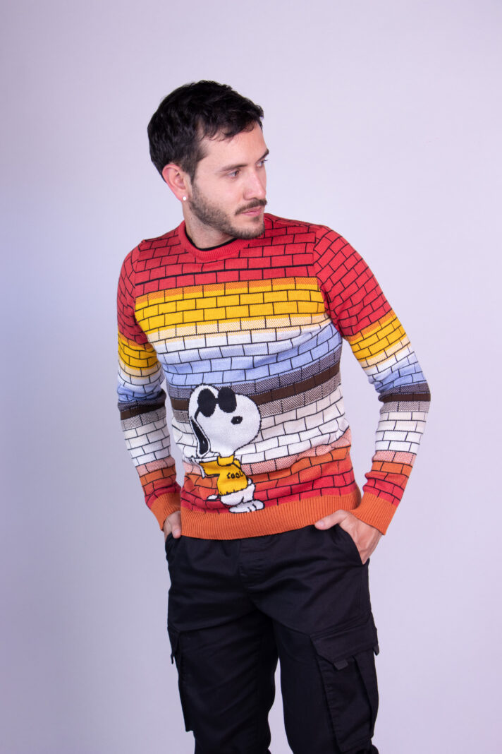 SUETER SNOOPY LADRILLOS - S