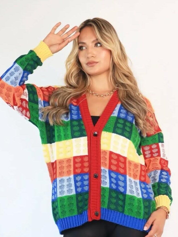 CARDIGAN OVERSIZE LEGO